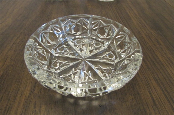 VINTAGE/ANTIQUE CUT GLASS DISHES