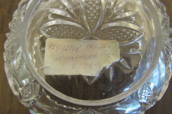 VINTAGE/ANTIQUE CUT GLASS DISHES