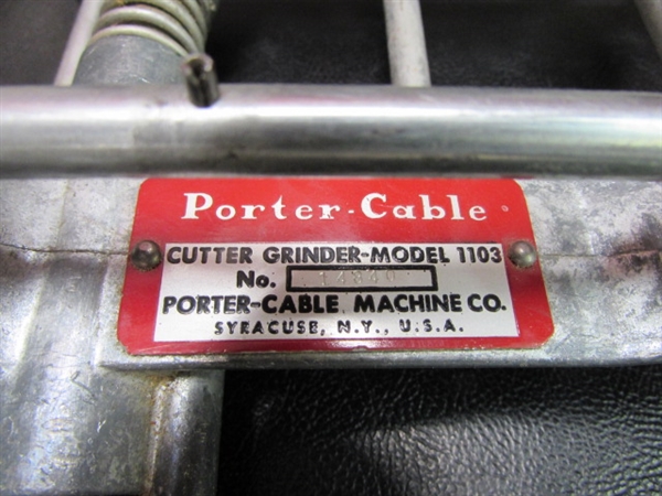 PORTER CABLE PLANE & ROUTER KIT IN METAL BOX