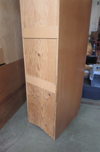 ANOTHER TALL NARROW 2-DOOR PANTRY/STORAGE CABINET WITH ADJUSTABLE SHELVING