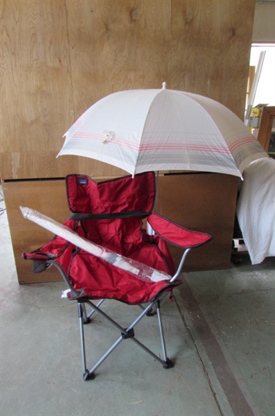PORTABLE PICNIC TABLE, COLEMAN ICE CHESTS, CHARCOAL BBQ & MORE