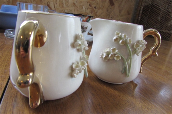 NIPPON SALT & PEPPER & OTHER PRETTY CHINA PIECES