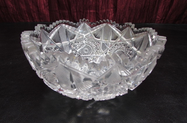 BEAUTIFUL CUT LEAD CRYSTAL BOWLS AND MORE