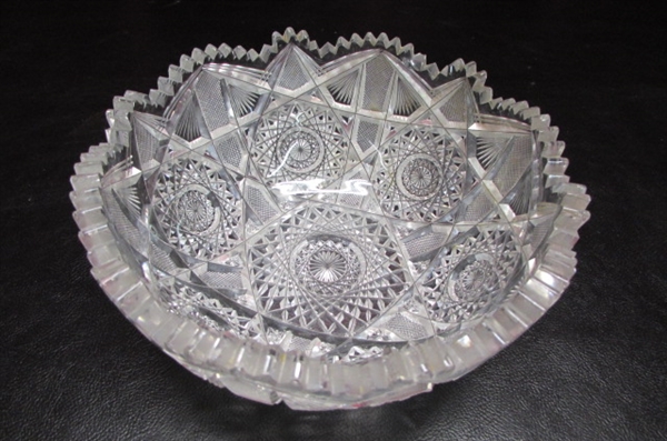 BEAUTIFUL CUT LEAD CRYSTAL BOWLS AND MORE