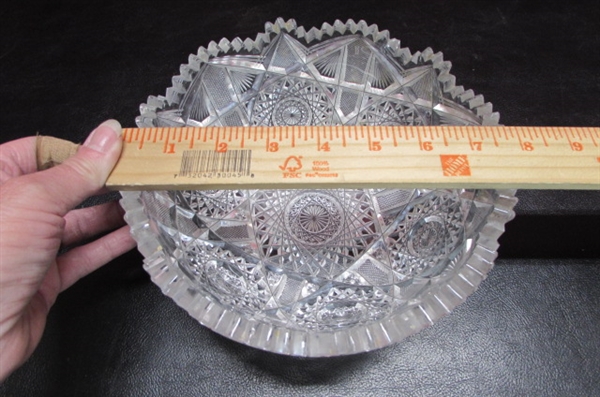 BEAUTIFUL CUT LEAD CRYSTAL BOWLS AND MORE