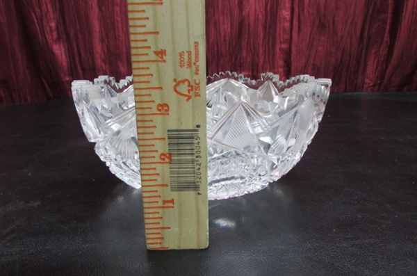 BEAUTIFUL CUT LEAD CRYSTAL BOWLS AND MORE