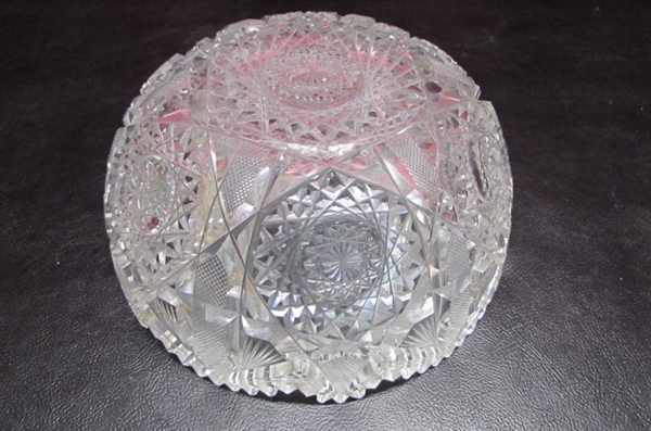 BEAUTIFUL CUT LEAD CRYSTAL BOWLS AND MORE