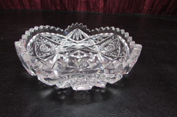 BEAUTIFUL CUT LEAD CRYSTAL BOWLS AND MORE