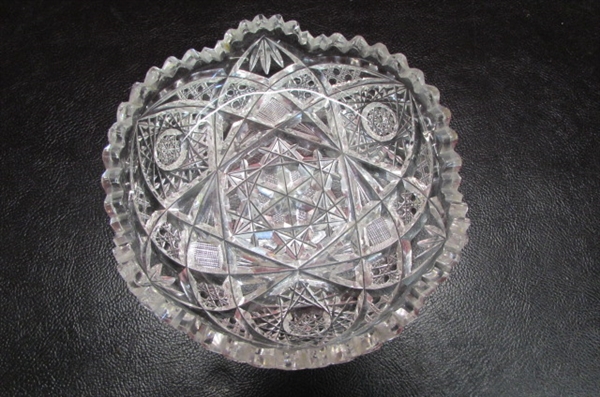 BEAUTIFUL CUT LEAD CRYSTAL BOWLS AND MORE