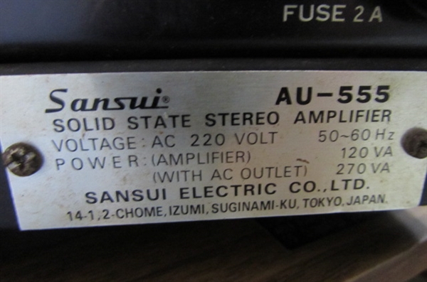 SANSUI STEREO EQUIPMENT