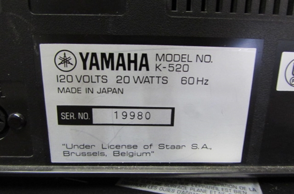 YAMAHA STEREO EQUIPMENT