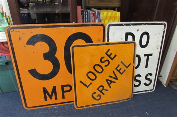 RETIRED ROAD SIGNS