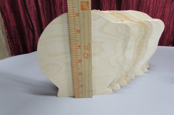 PRECUT WOOD PIECES FOR CRAFTERS