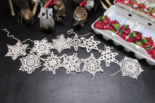REINDEER PLANT HOLDERS, WREATH AND MORE