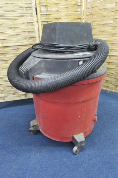 16 GALLON CRAFTSMAN 2 HP WET/DRY VAC