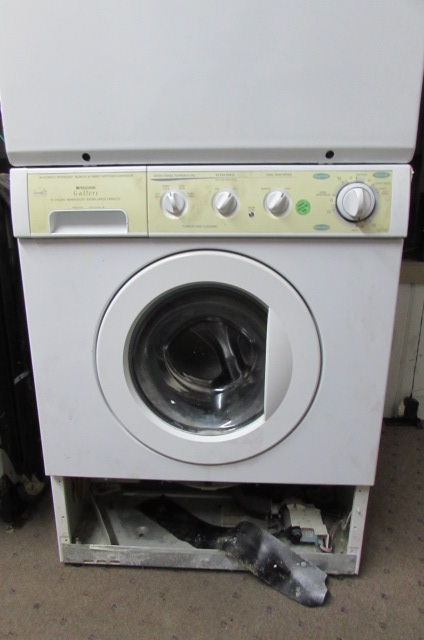 frigidare gallery stack washer dryer