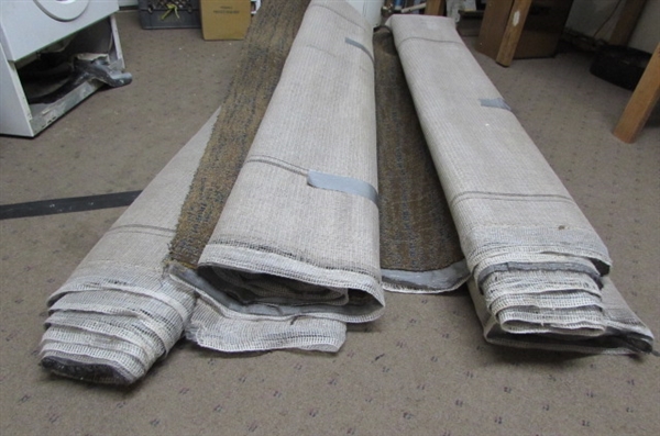 2 LARGE CARPET REMNANTS