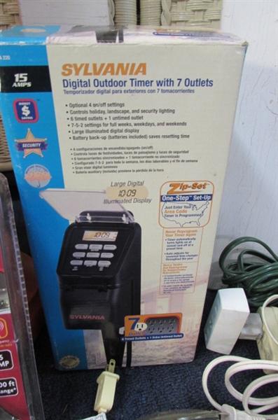 OUTDOOR TIMERS & DECOR LIGHTS