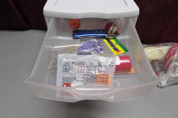 FISHING TACKLE BOXES AND MORE