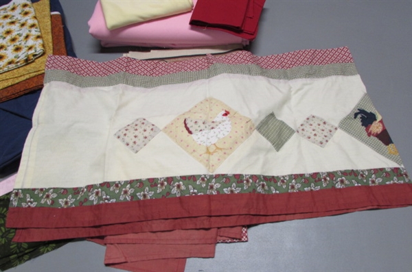 FABRIC YARDAGE AND PIECES