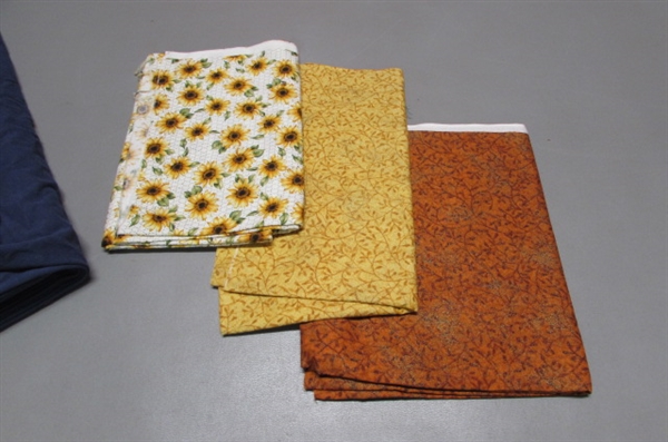 FABRIC YARDAGE AND PIECES