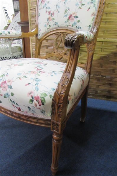 FRENCH ARM CHAIR