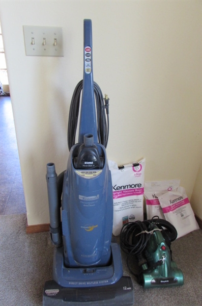 KENMORE VACUUM WITH SMALLER VACUUM