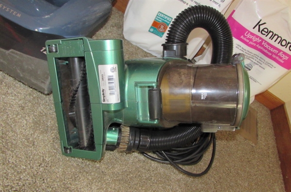 KENMORE VACUUM WITH SMALLER VACUUM