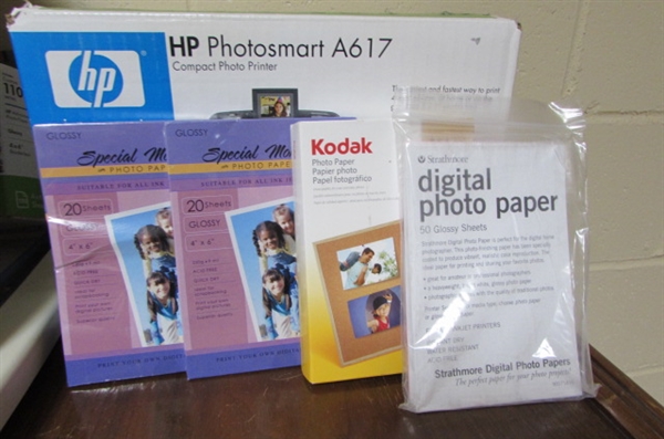 PAPER CUTTER, HP PICTURE PRINTER & MORE