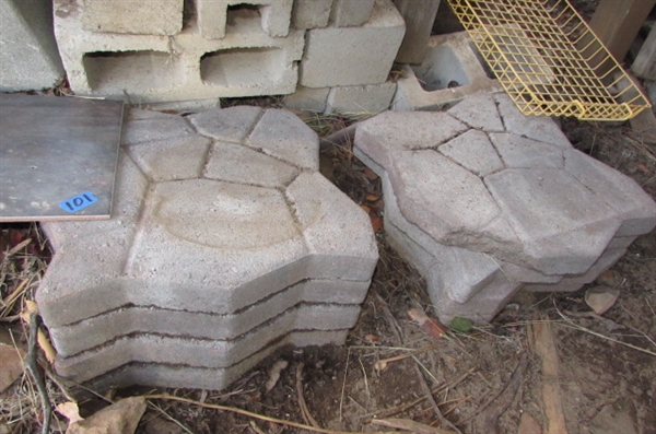 STEPPING STONES, CONCRETE BLOCKS, FENCING & MORE