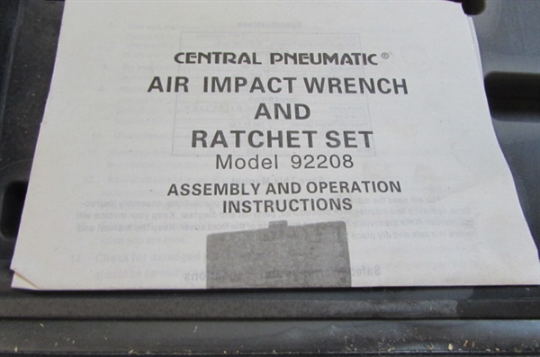 SEARS/CRAFTSMAN 100 psi AIR COMPRESSOR/PAINT SPRAYER & AIR IMPACT/RATCHET SET