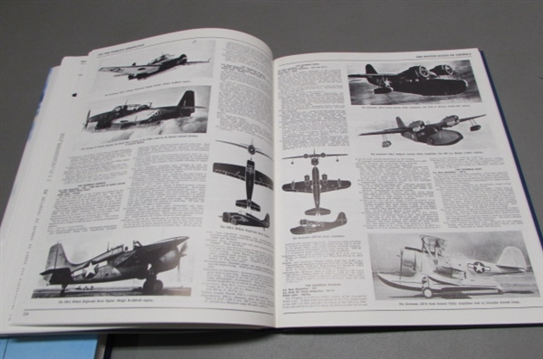 FIGHTING AIRCRAFT & SHIPS OF WWII - COFFEE TABLE BOOKS