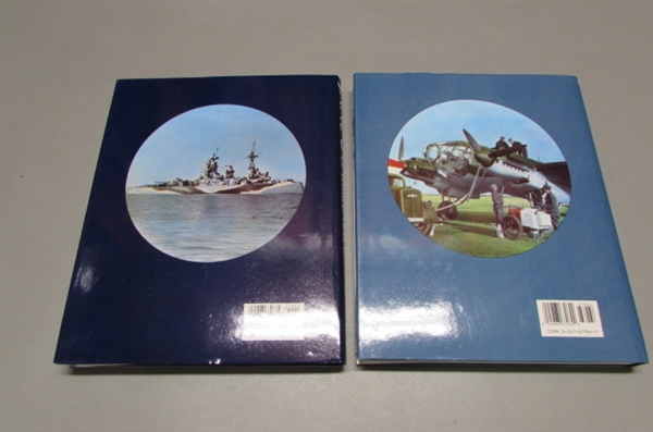 FIGHTING AIRCRAFT & SHIPS OF WWII - COFFEE TABLE BOOKS
