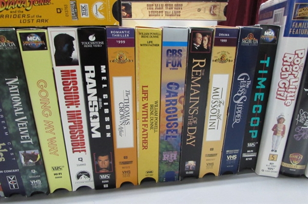 OVER 100 VHS MOVIES