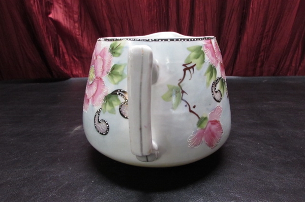 VINTAGE HAND PAINTED NIPPON PITCHER