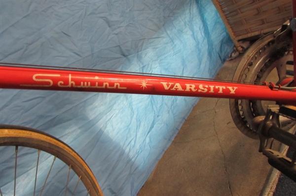 VINTAGE 10-SPEED SCHWINN VARSITY AND FMSACYCLE BICYCLES