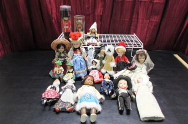 COLLECTION OF VINTAGE DOLLIES FROM AROUND THE WORLD