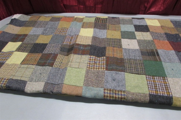 LL BEAN WOOL QUILT MADE IN IRELAND