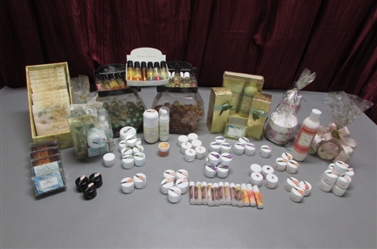 AMAZING LOT OF CAMILLE BECKMAN PRODUCTS: LOTIONS, SOAPS, OILS, AND MORE