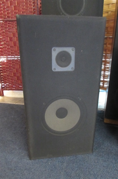 SANYO AND PANASONIC VINTAGE TOWER SPEAKERS