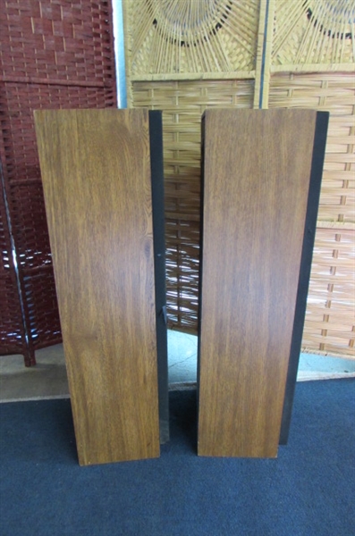 SANYO AND PANASONIC VINTAGE TOWER SPEAKERS