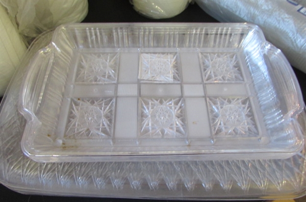 STYROFOAM TO-GO CONTAINERS, PLASTIC WARE & PAPER PRODUCTS