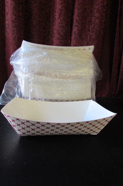 STYROFOAM TO-GO CONTAINERS, PLASTIC WARE & PAPER PRODUCTS