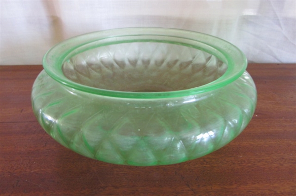 VINTAGE GREEN GLASS COLLECTION