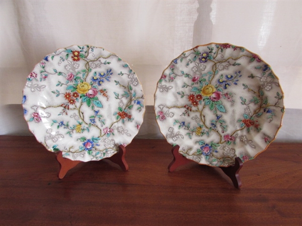 COPELAND 'PATRICIA' PLATES, LEFTON CHINA & HANDPAINTED PIECES FROM JAPAN