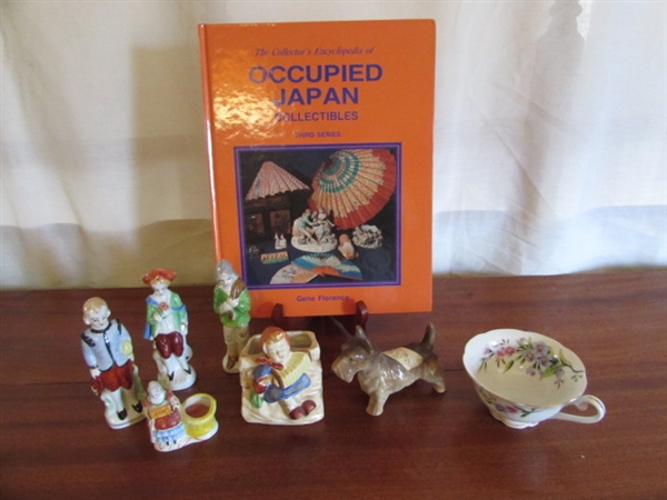 OCCUPIED JAPAN FIGURINES & BOOK