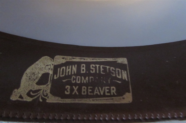 STETSON COWBOY HAT & LEATHER WESTERN BELTS