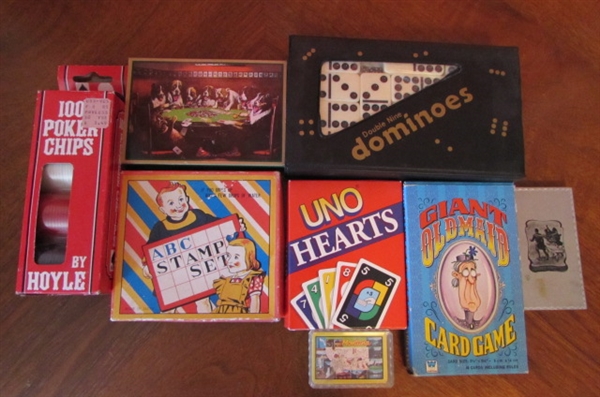 BOARD GAMES, PLAYING CARDS & MORE