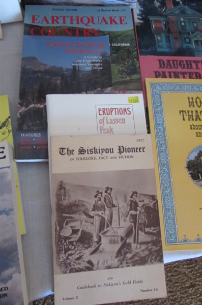 1957 SISKIYOU PIONEER & OTHER LOCAL SCENIC PICTURE AND HISTORIC BOOKS,