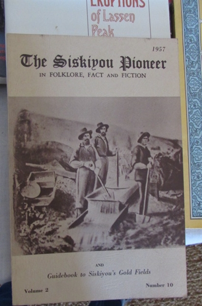 1957 SISKIYOU PIONEER & OTHER LOCAL SCENIC PICTURE AND HISTORIC BOOKS,